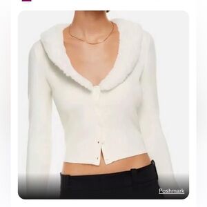 Aritzia, Sunday Best White cardigan
